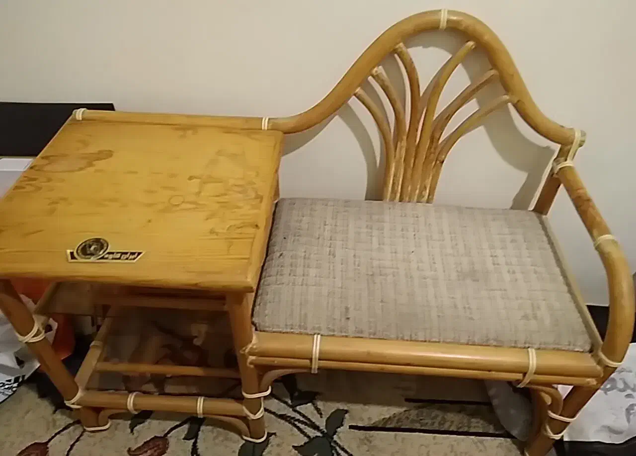 دراور  و میز تلفن بامبو|میز تلفن|گرگان, |دیوار