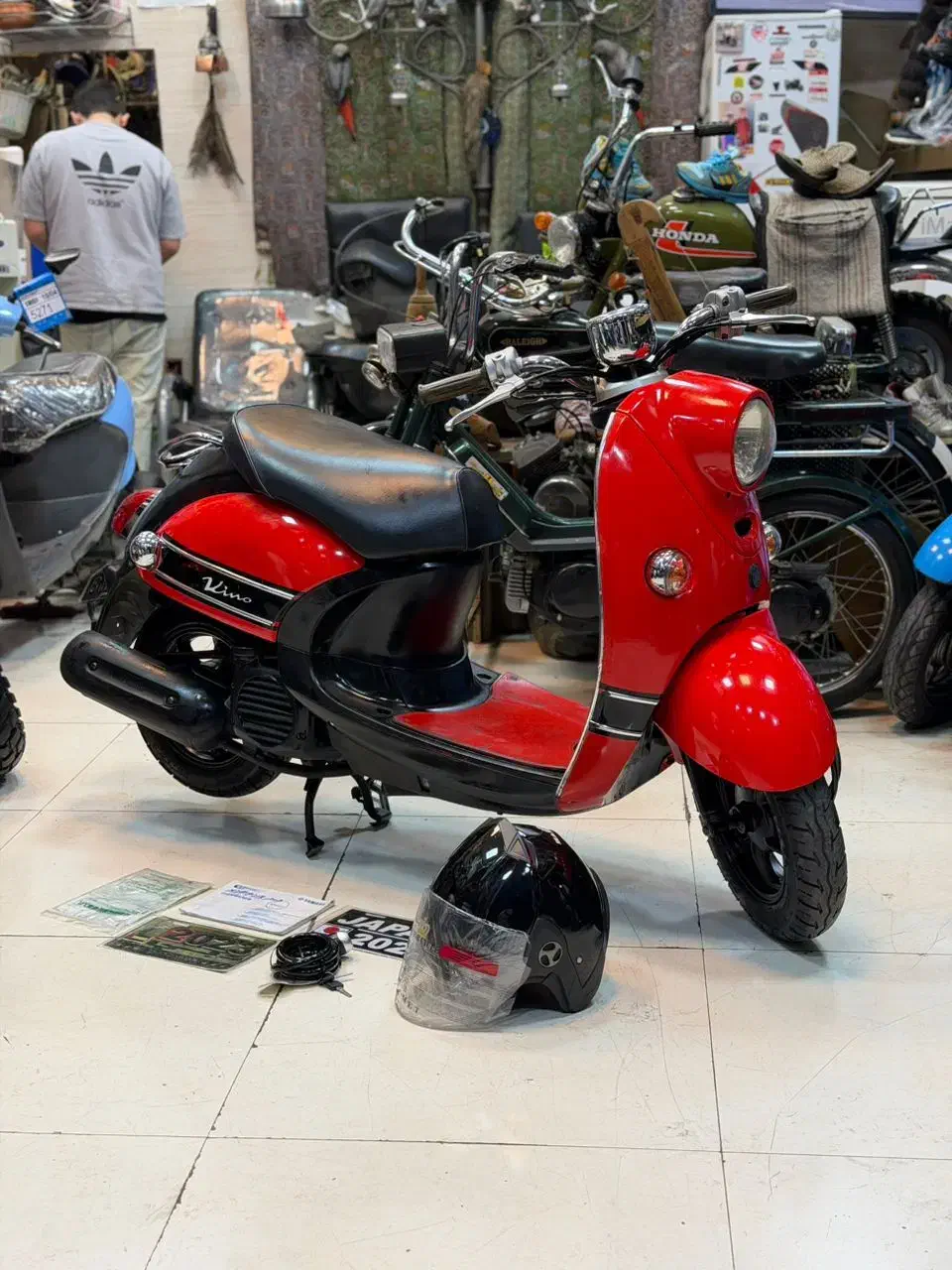 یاماها وینو فول درحد صفر پاکشتی 50cc اسکوپی|موتورسیکلت|تهران, مختاری|دیوار