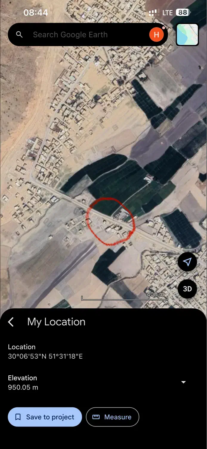 درب حیاط بین جابه و برمک|فروش زمین و ملک کلنگی|نورآباد ممسنی, |دیوار