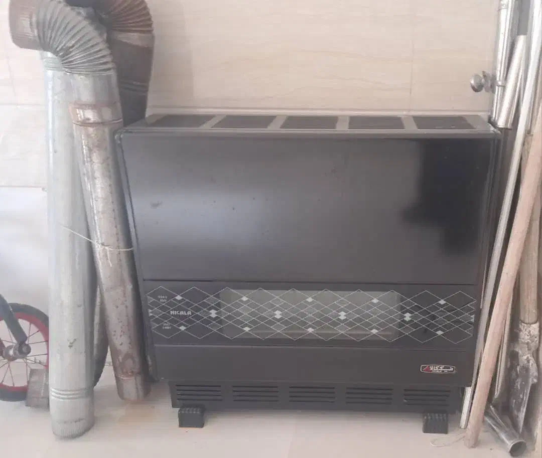 بخاری گازسوز با لوله بخاری|بخاری، هیتر، شومینه|اردبیل, |دیوار