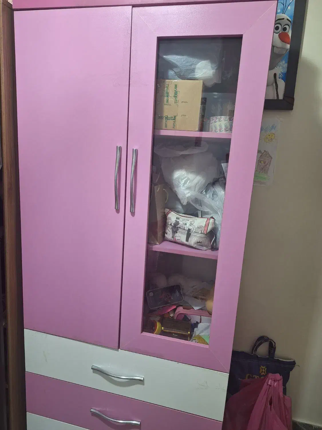 کمد کودک دخترانه کاملا سالم|جاکفشی، کمد، دراور|فردیس, شهرک ۱۱۰|دیوار