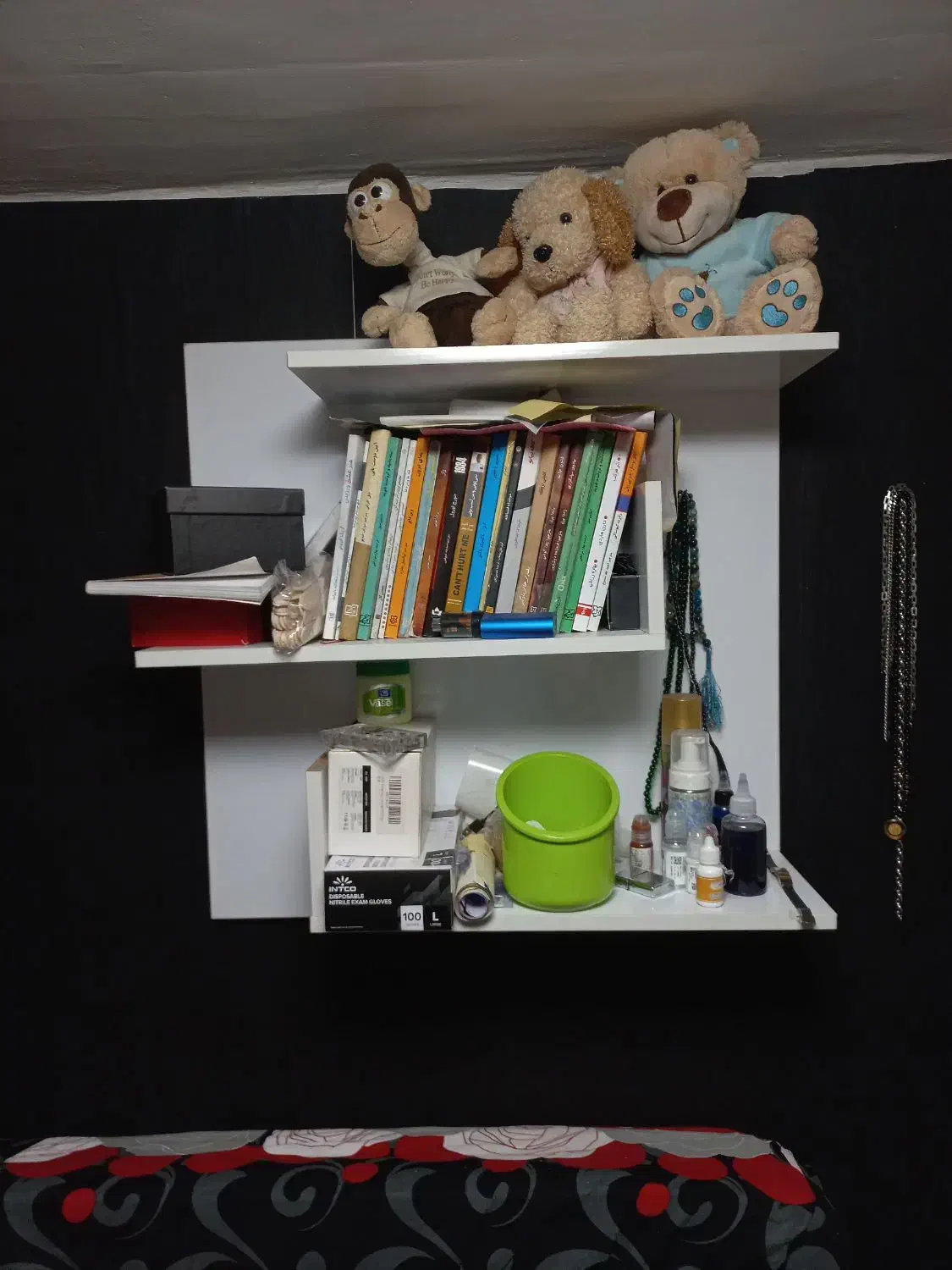 شلف دیواری|کتابخانه، شلف، قفسه‌های دیواری|رشت, اسماعیل آباد|دیوار