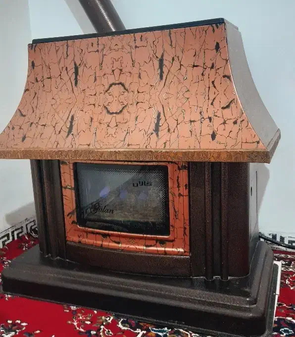 بخاری طرح شومینه|بخاری، هیتر، شومینه|ایلام, |دیوار