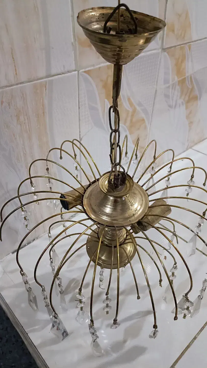 لوستر قدیمی|لوستر و چراغ آویز|ارومیه, |دیوار