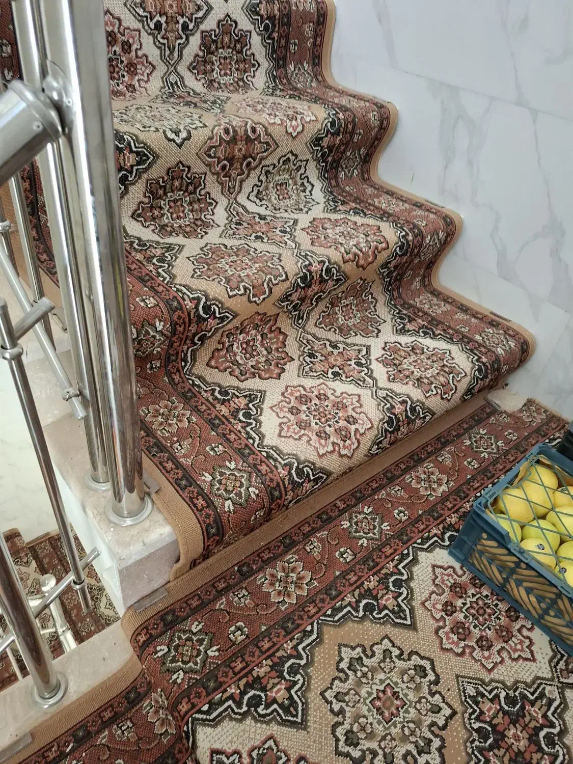 گلیم فرش راه پله|گلیم، جاجیم، گبه|شاهینشهر, حافظ شمالی|دیوار