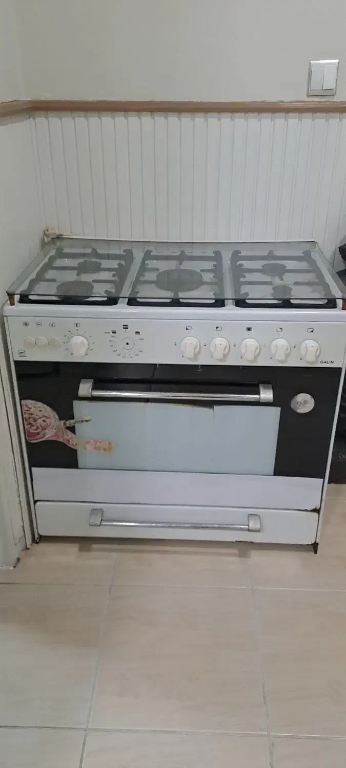 گاز ۵ شعله طرح فر گلین|اجاق گاز و لوازم برقی پخت‌وپز|گنبد کاووس, |دیوار