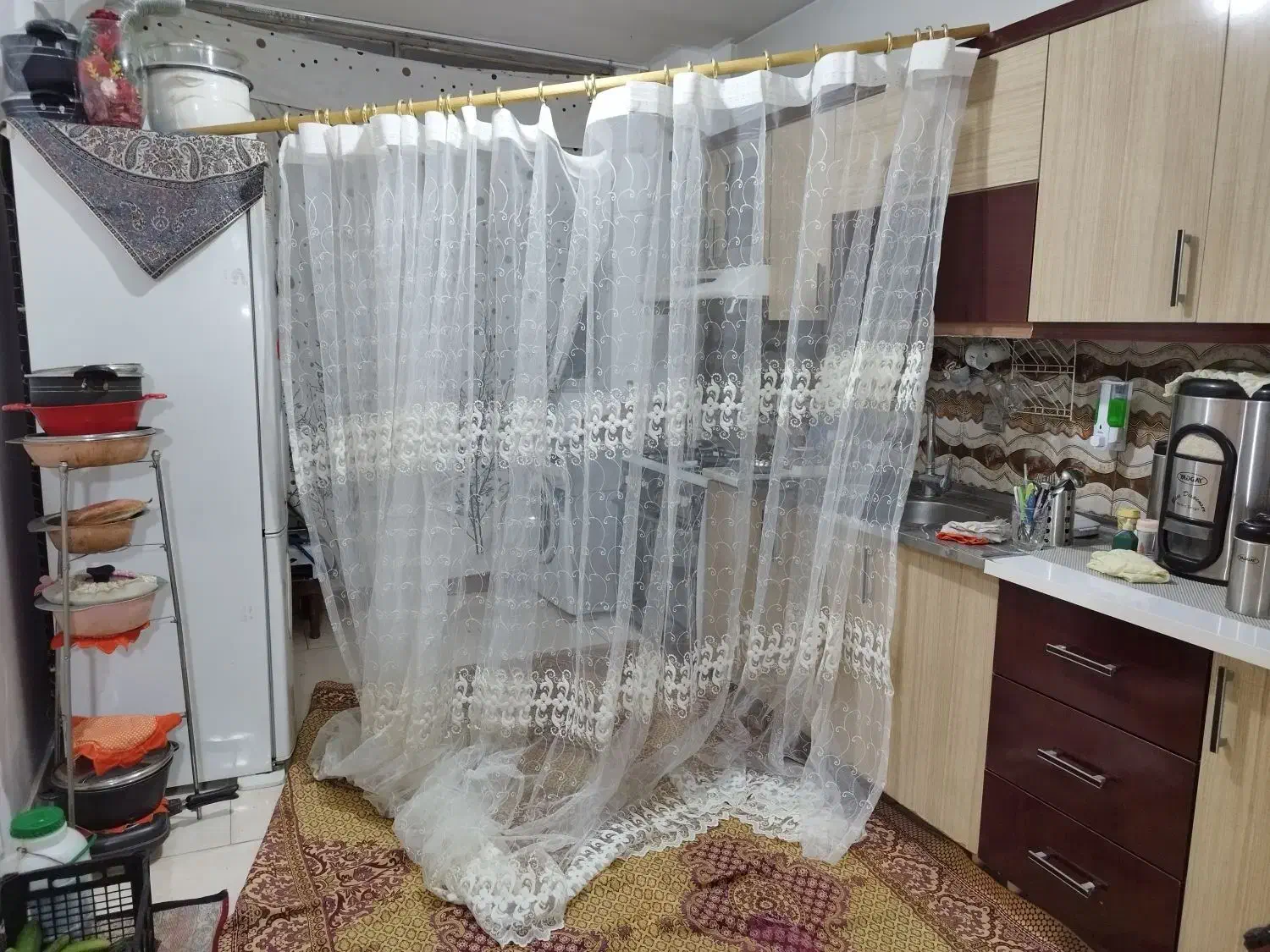 پرده پزیرایی|پرده، رانر، رومیزی|مشهد, نوید|دیوار