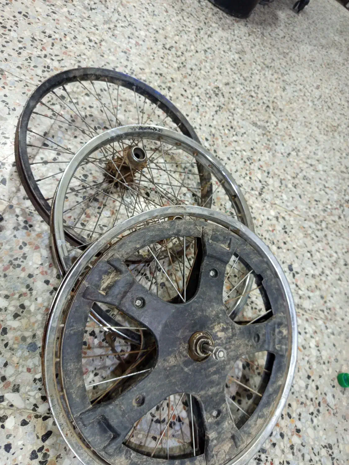 لوازم دوچرخه 3 عدد رینگ 20 جک وسط دوشاخ ترک|دوچرخه، اسکیت، اسکوتر|زابل, |دیوار