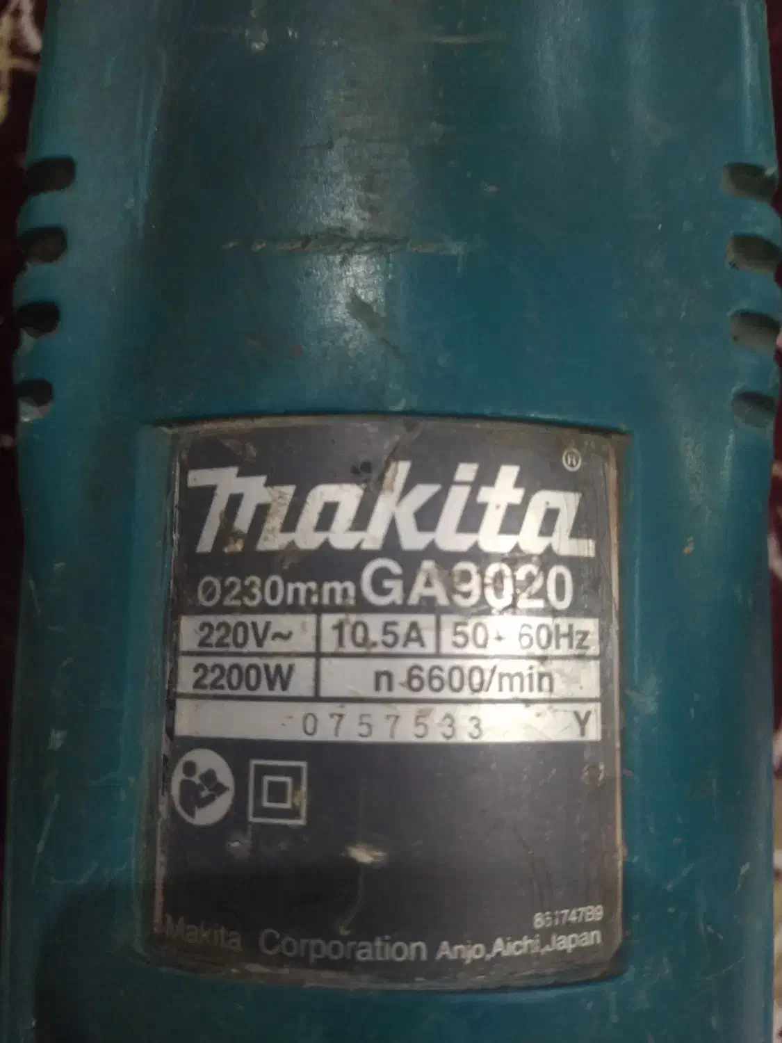 سنگ فرز ماکیتا ژاپن|ابزارآلات|نظرآباد, رسالت|دیوار