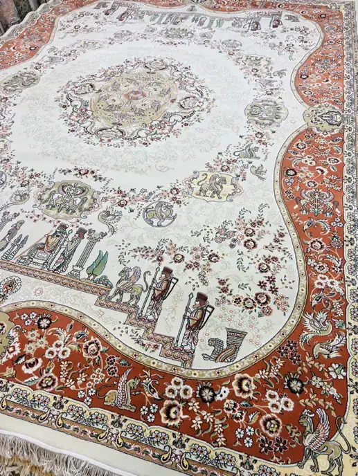 جفت فرش مشهدواقعی۱۲ متری طرح۷۰۰شانه|فرش|مشهد, شهید مطهری|دیوار