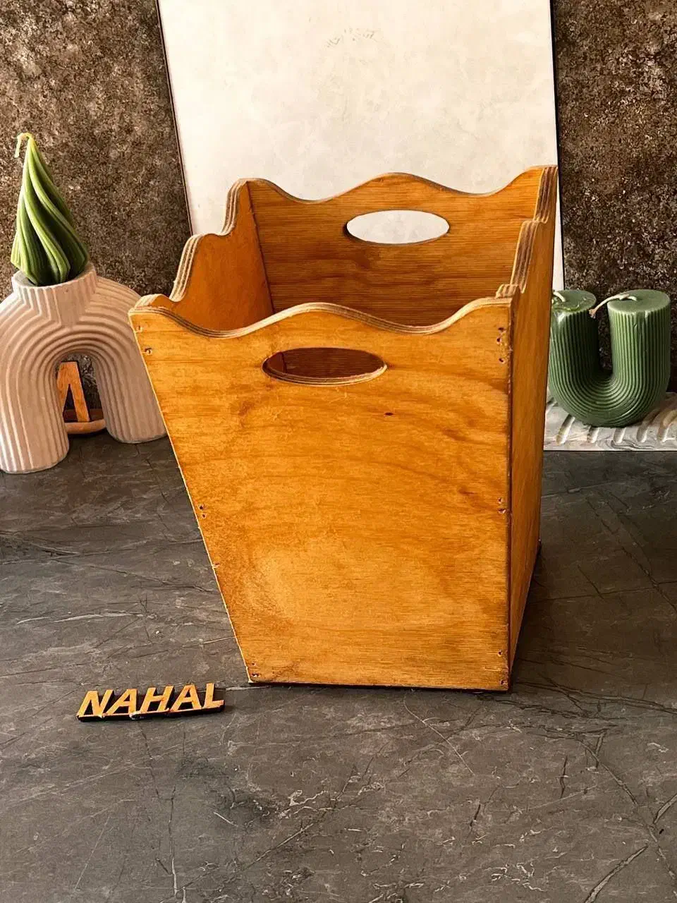 سطل زباله موج دار|لوازم نظافت|آبدانان, |دیوار