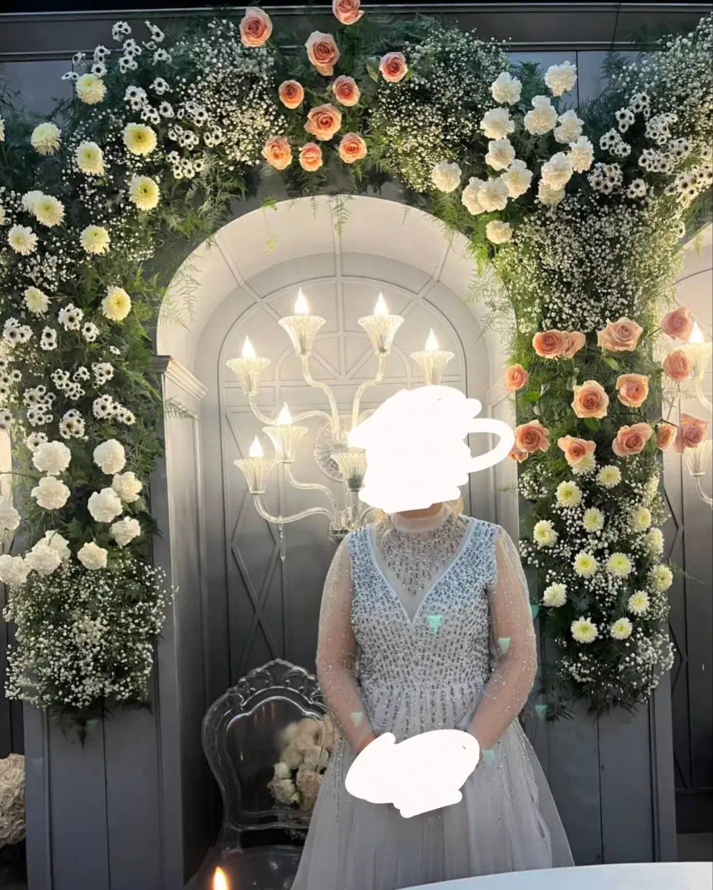 پیراهن مجلسی سنگ دوزی شده|لباس|ساری, |دیوار