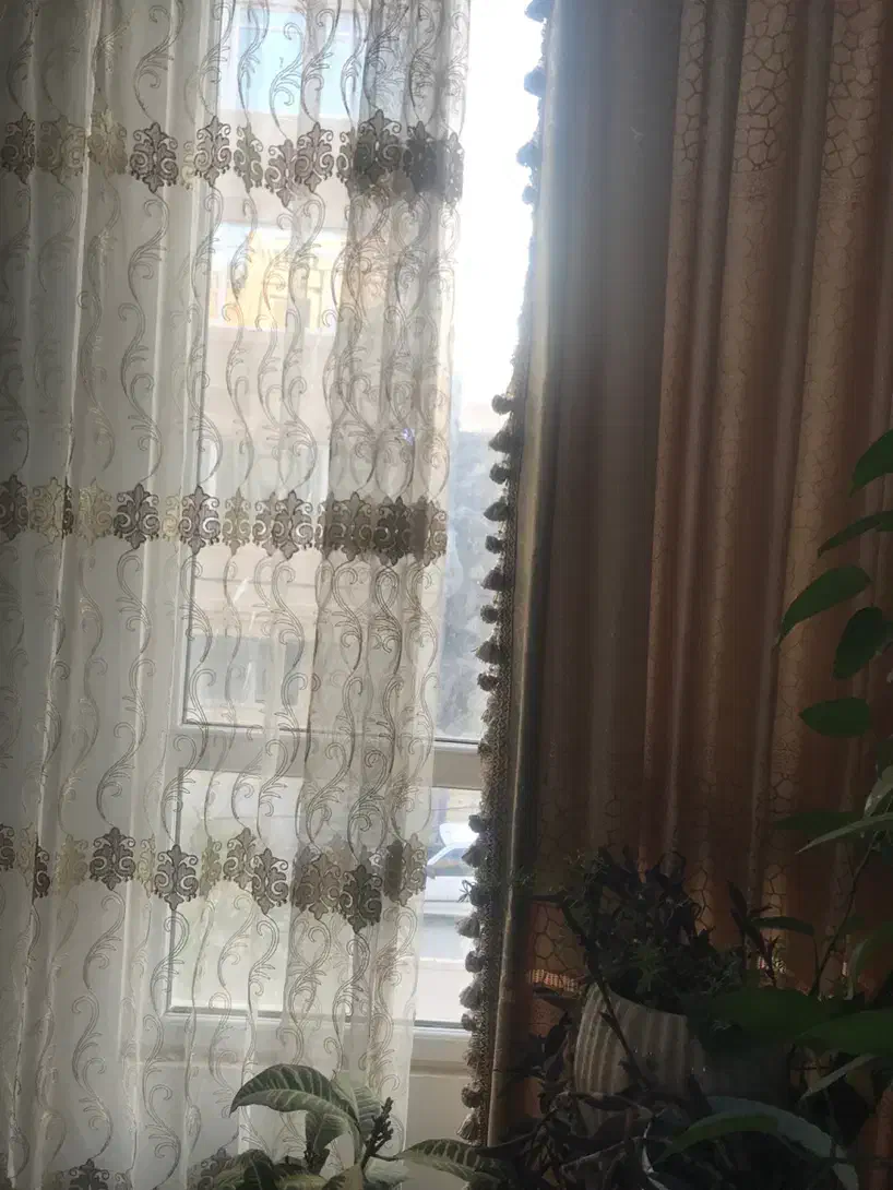 پرده با دستک|پرده، رانر، رومیزی|مشهد, وکیل‌آباد|دیوار