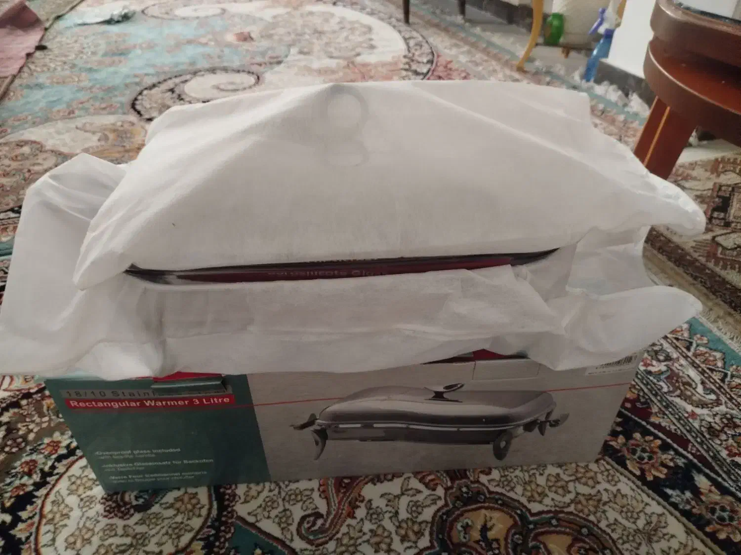 سوفله خوری مستطیل بزرگ سیلور حلقه نگین روزمادر|ظروف سرو و پذیرایی|تهران, شهرک زینبیه|دیوار