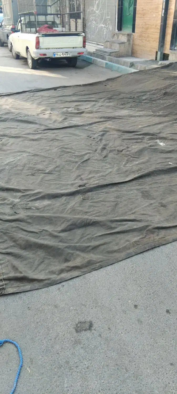 چادر برزنت ضد آب ۶در۵ رو باری درجه یک خاوری|مصالح و تجهیزات ساختمان|اسلامشهر, شهرک امام حسین (میان آباد)|دیوار