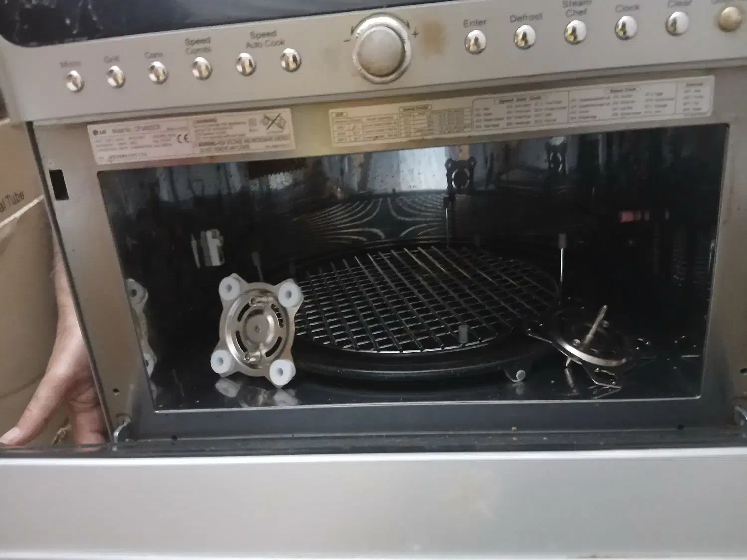 ماکروفر سولاردم الجی نقرهای|اجاق گاز و لوازم برقی پختوپز|بندر انزلی, معلم|دیوار