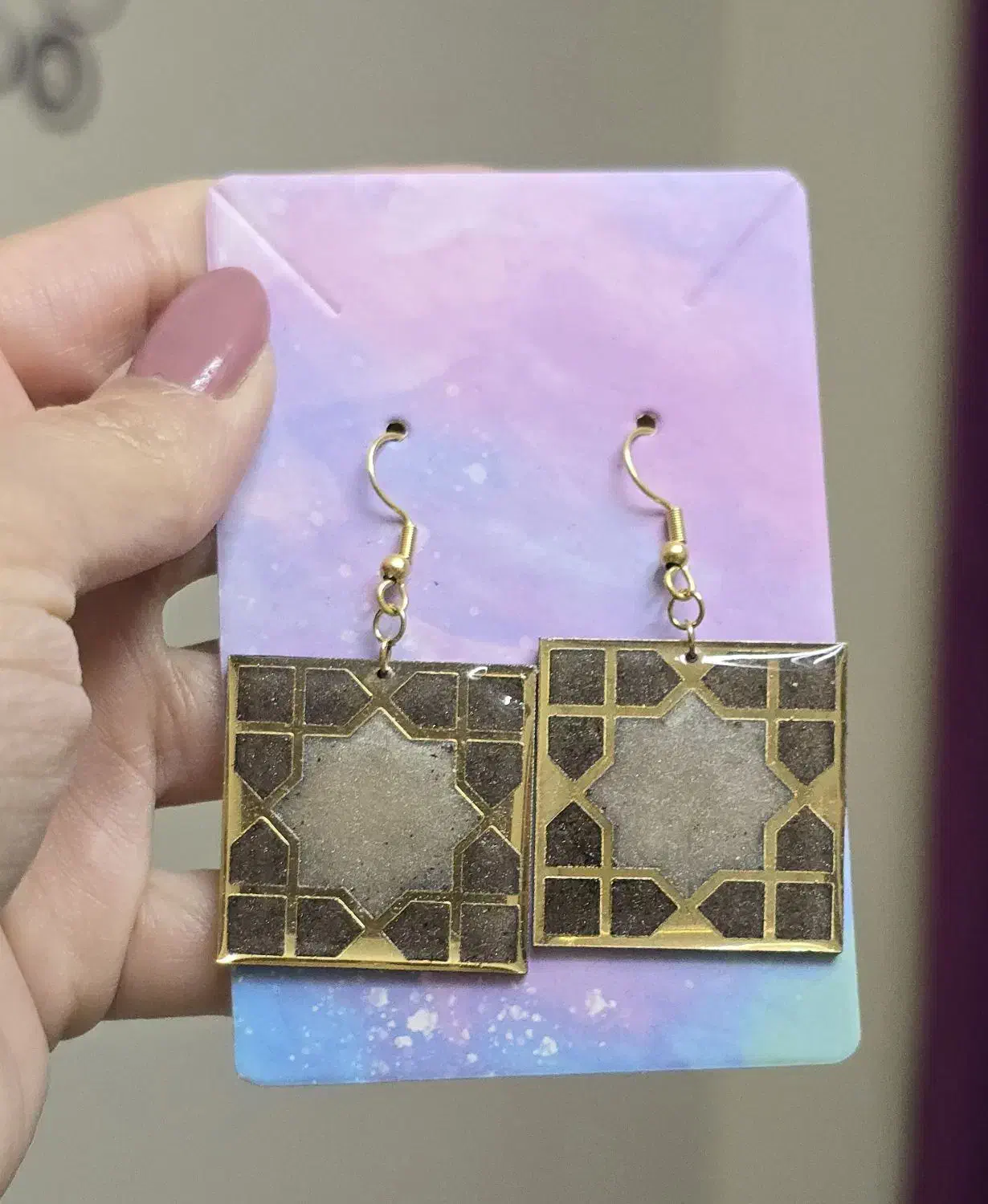 گوشواره مولتی رنگ ثابت ضد حساسیت ۵|بدلیجات|تهران, اوقاف|دیوار