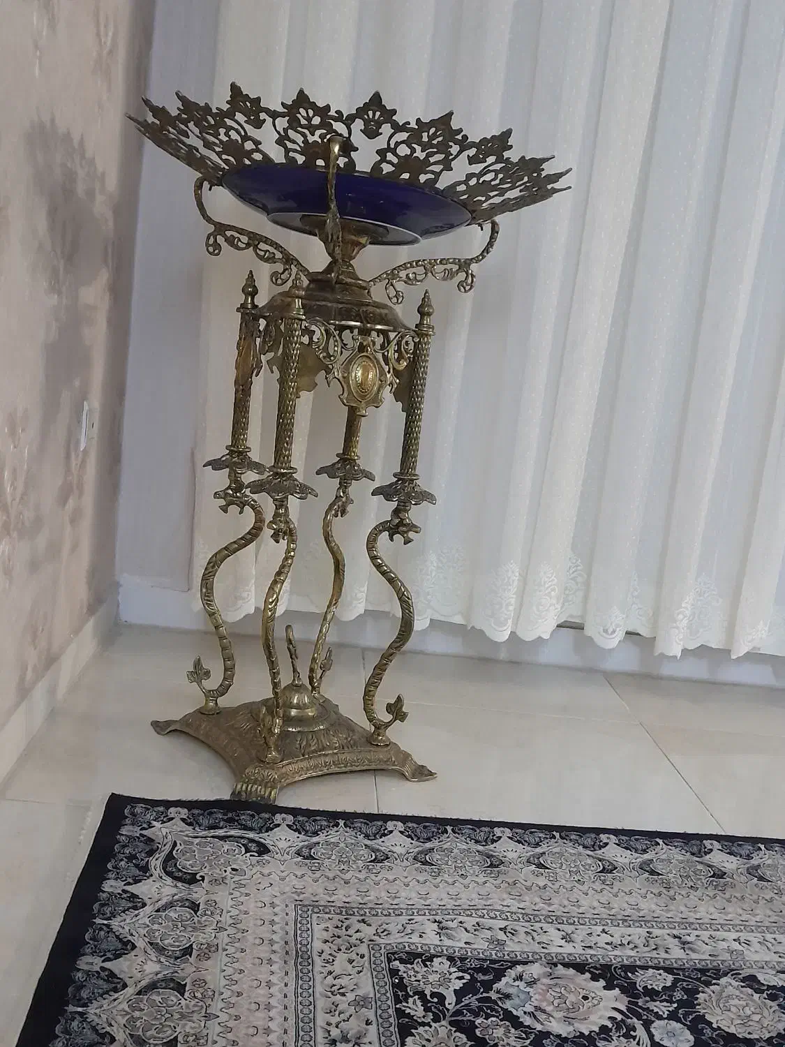 جامیوه ای و ساعت ومیز تلفن برنج|ساعت دیواری و تزئینی|قزوین, |دیوار