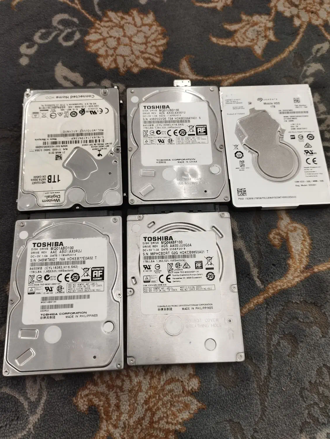 هارد اکسترنال و لپتابی ۱ تراو ۲ ترا نیاز به تعمیر|قطعات و لوازم جانبی رایانه|تهران, یافت آباد جنوبی|دیوار