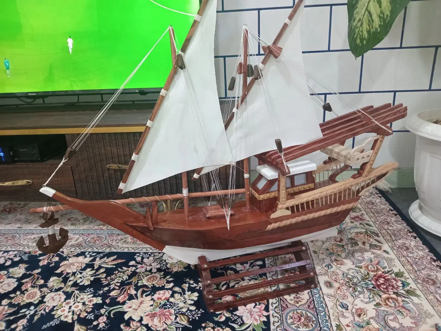 ساخت انواع لنج و کشتی دکوری|مجسمه، تندیس، ماکت|دزفول, |دیوار