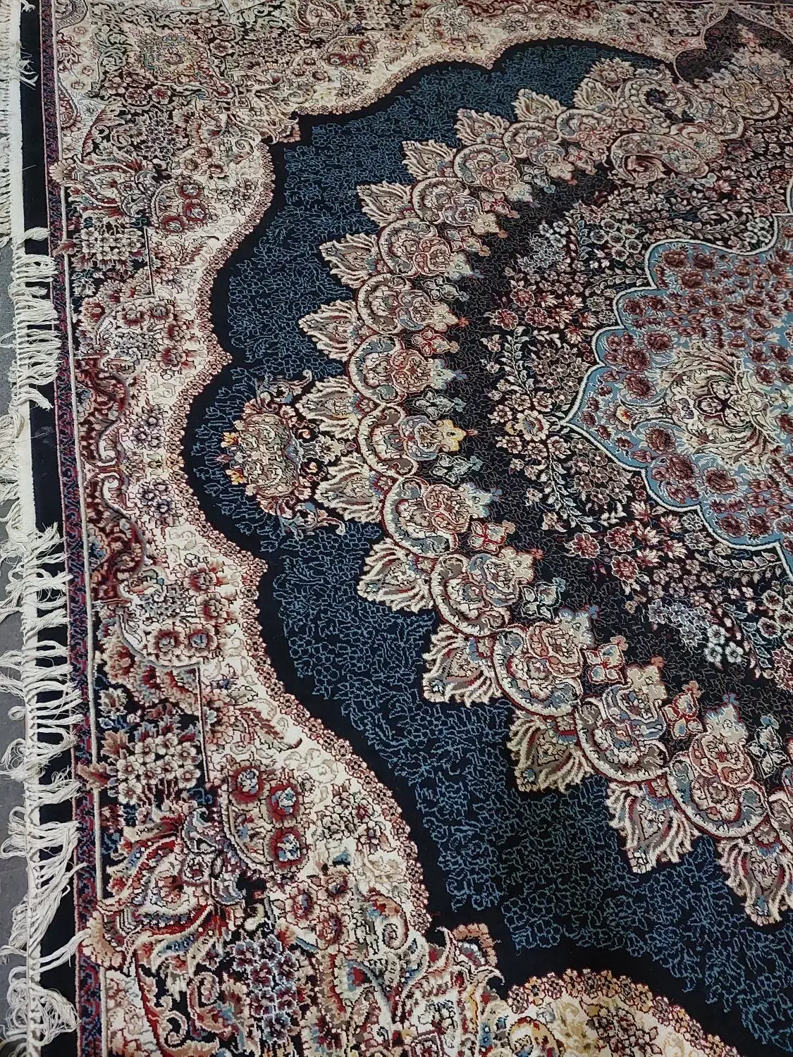 جفت قالی ۱۲متری ۷۰۰شانه تراکم ۲۵۵۰نگین مشهد|فرش|شوشتر, |دیوار