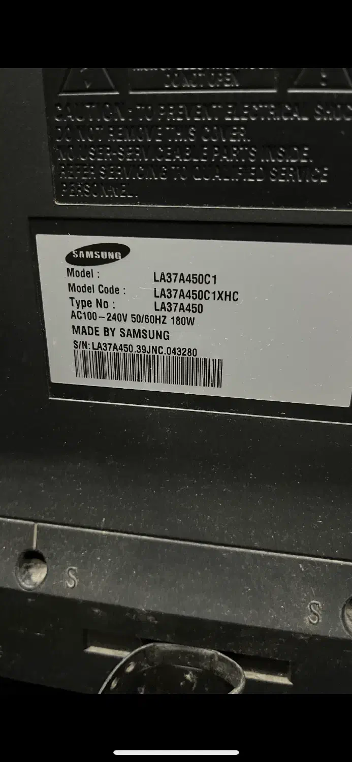 تلویزیون ۳۹ اینچ سامسونگ خراب|تلویزیون و پروژکتور|رشت, چله خانه|دیوار