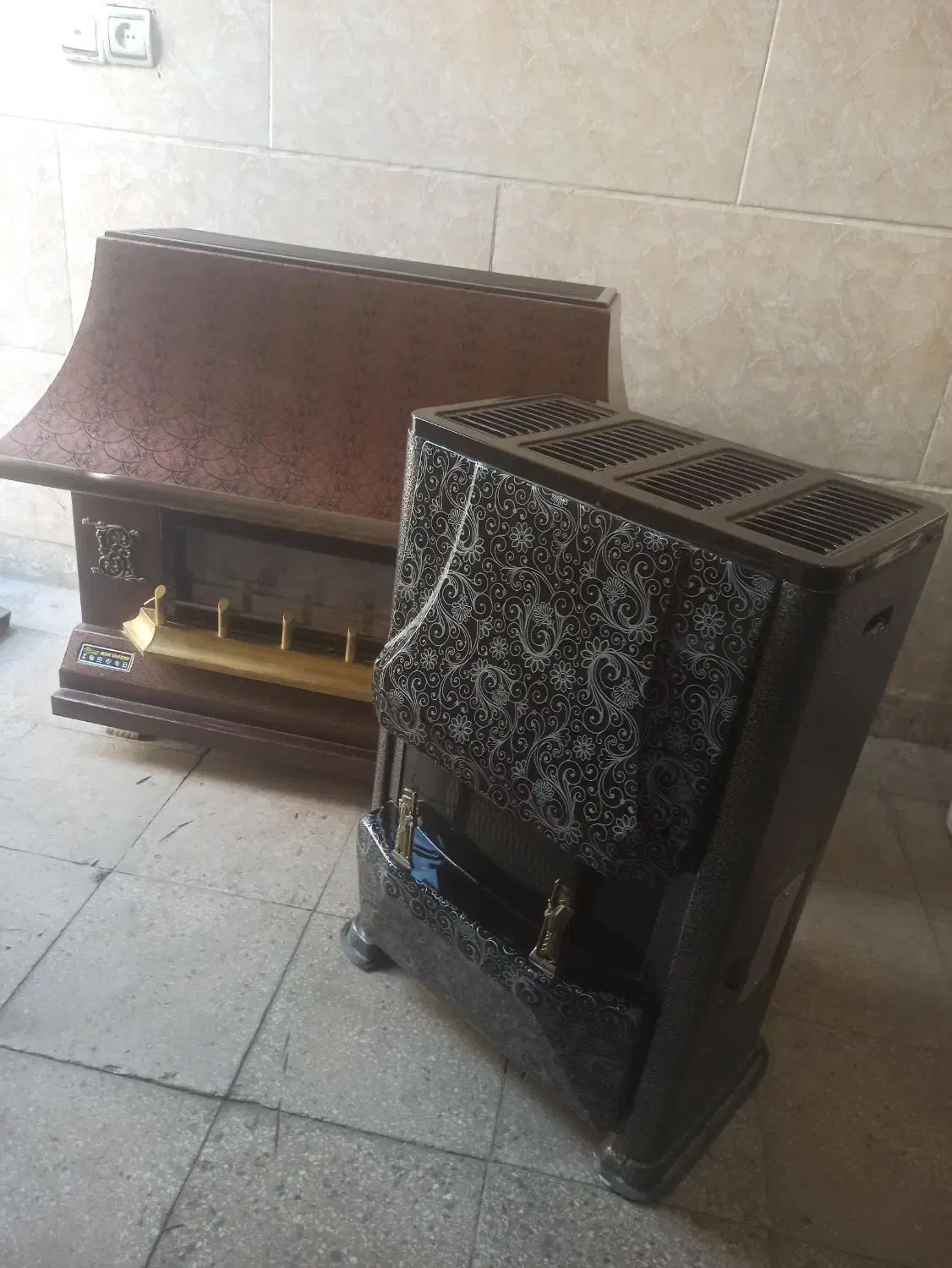 بخاری گازی شومینه ای|بخاری، هیتر، شومینه|پاکدشت, پاکدشت (مامازند)|دیوار