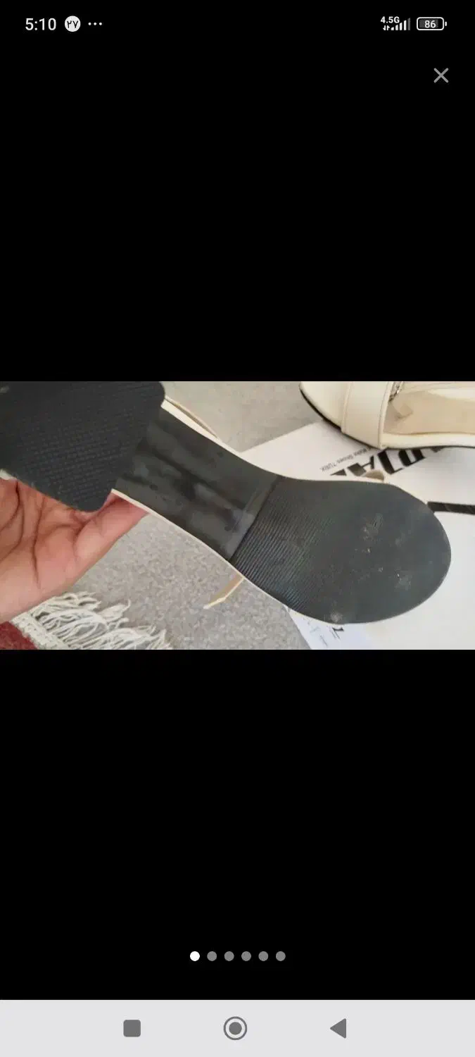 کفش صندل ۳سانتی درحد نو|کیف، کفش، کمربند|اردبیل, |دیوار