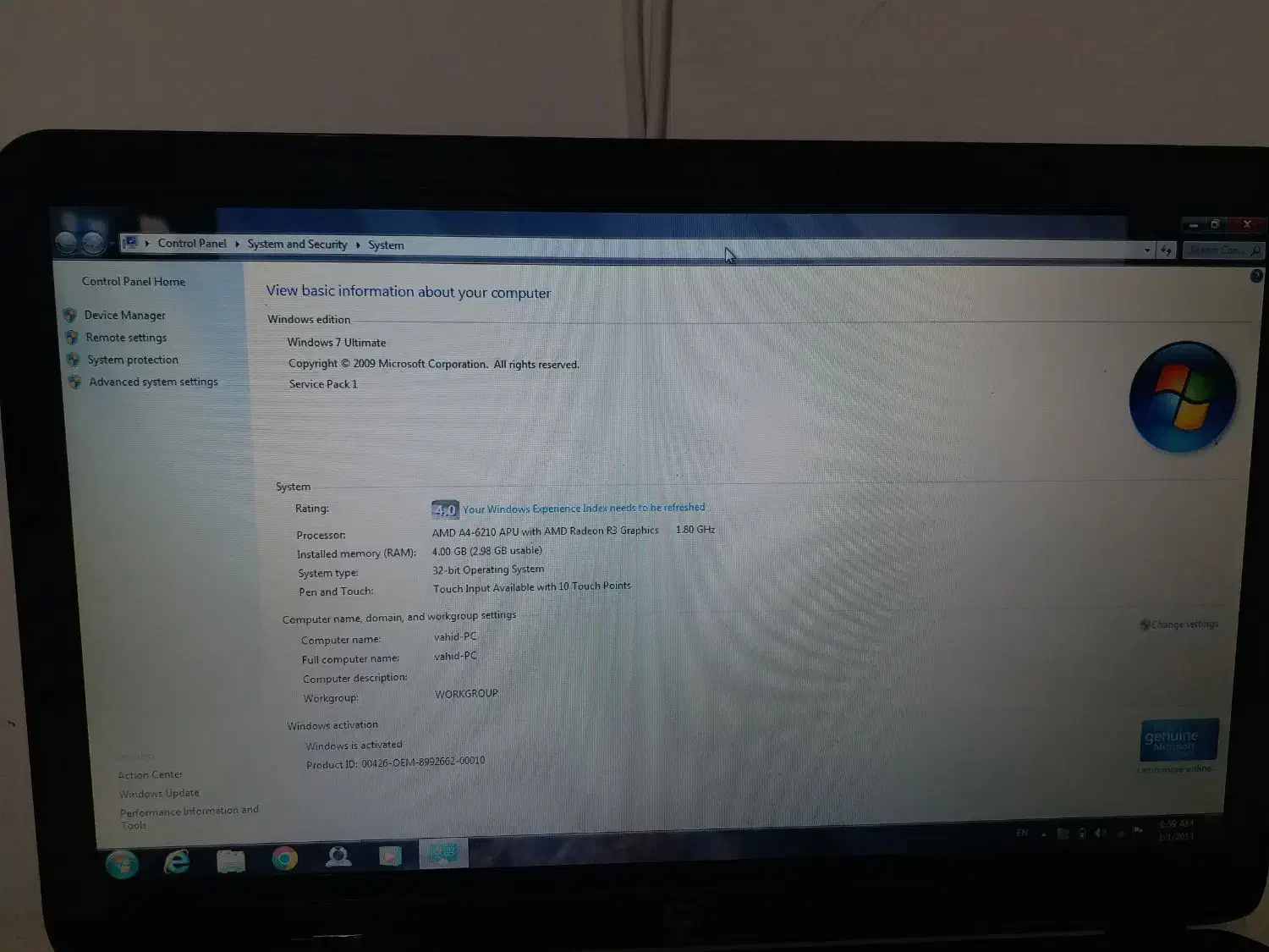 لب تاپ Hp|رایانه همراه|مشهد, کوشک مهدی|دیوار