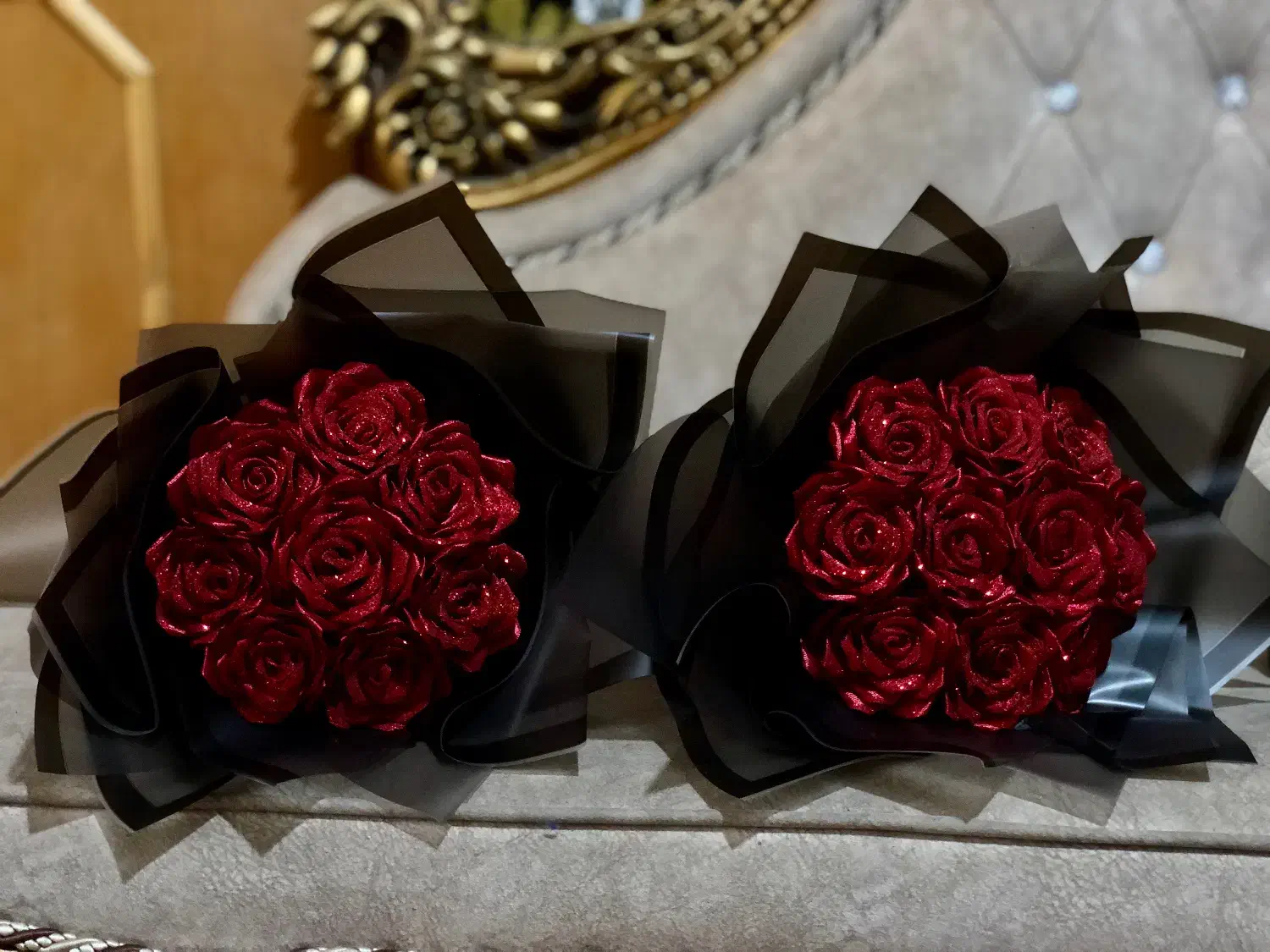 گل رزروبانی /دستهگل قیمتاز160تومن/|گل مصنوعی|مشهد, طلاب|دیوار