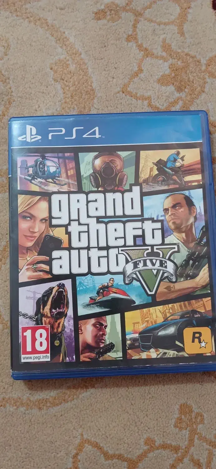 دسته ps4 اصلی درحد و دیسک gta v|کنسول، بازی ویدئویی و آنلاین|دوگنبدان, |دیوار