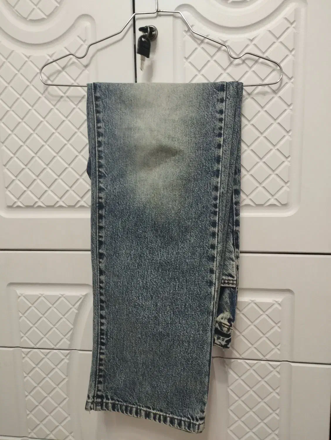 شلوار جین نیم بگ آبی تیره|لباس|تهران, قصر فیروزه ۲|دیوار