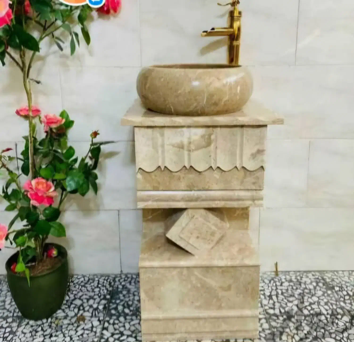 روشویی سنگی|لوازم سرویس بهداشتی|قلعه نو, |دیوار