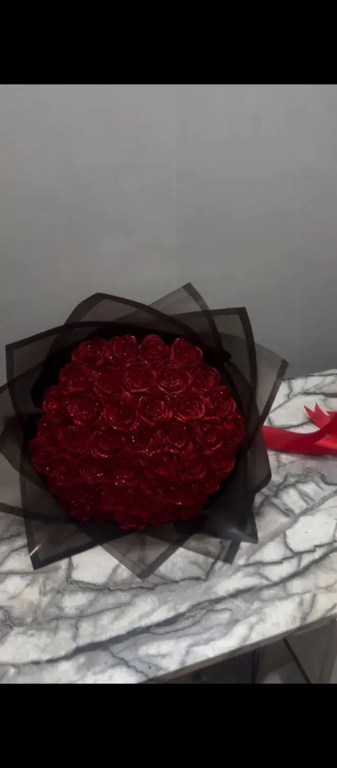 گل روبانی رز روبانی|گل مصنوعی|قیدار, |دیوار