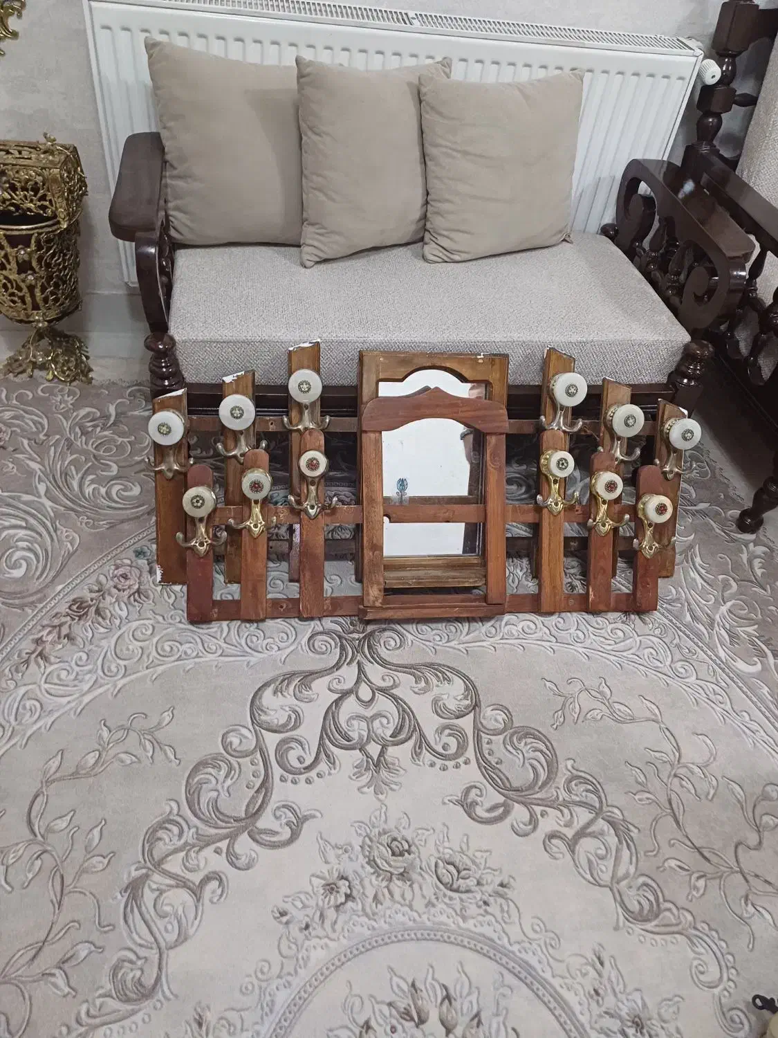 چوب رختی قدیمی|کلکسیون اشیاء عتیقه|ارومیه, |دیوار