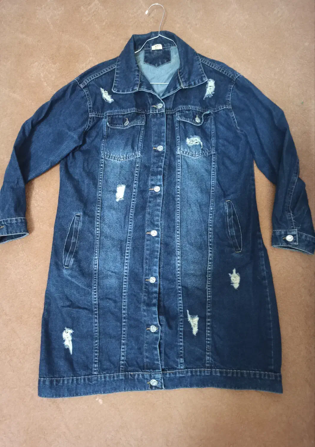 مانتو جین زنانه|لباس|کازرون, |دیوار