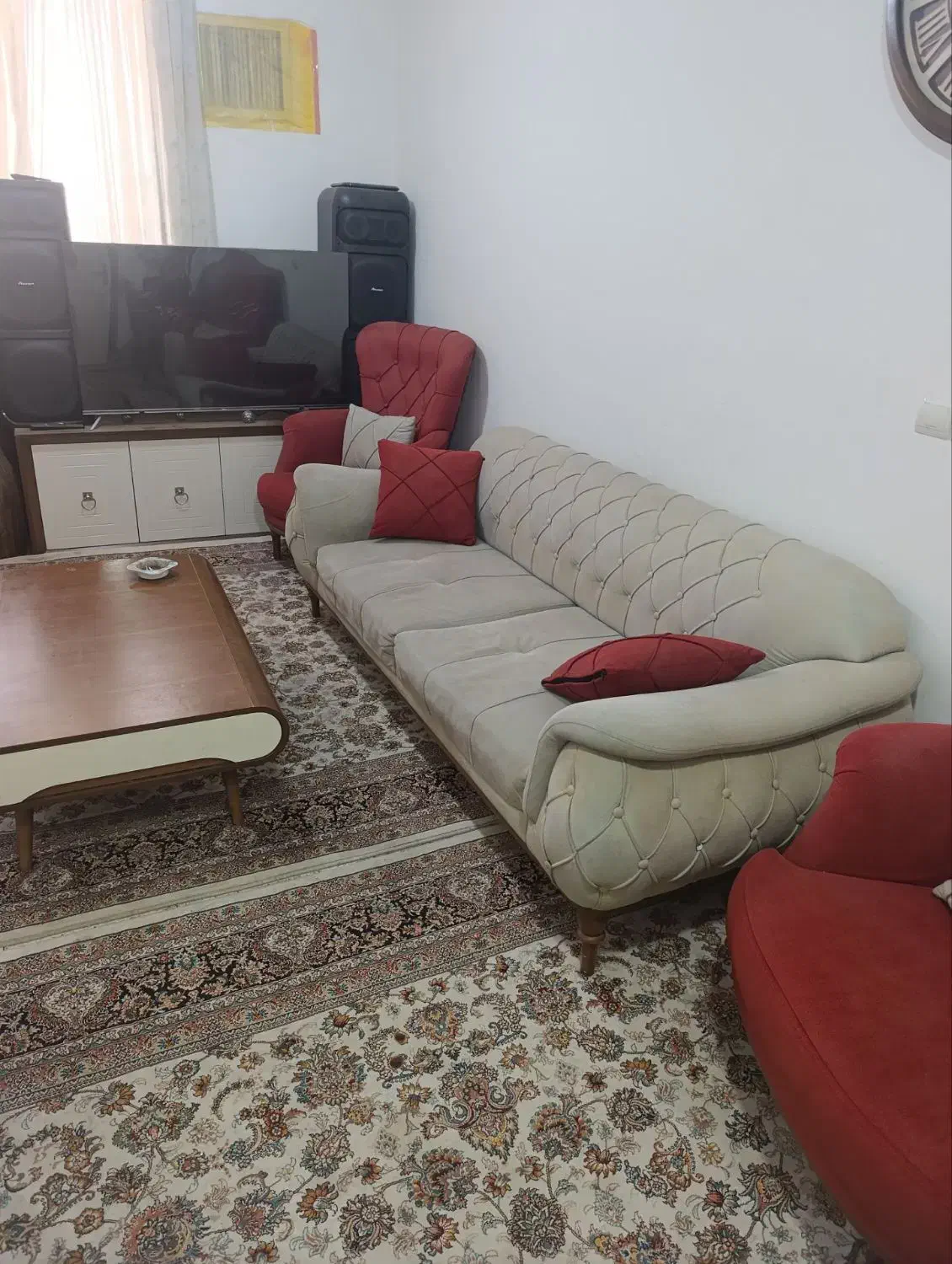 میز کنسول با آیینه ،میزتلوزیون، جلو مبلی ،مبل7نفره|مبلمان خانگی و میز عسلی|صباشهر, |دیوار