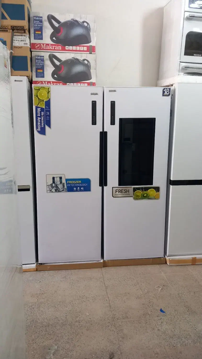 یخچال دوقلوی stellon در رنگ های متفاوت یخساز دار|یخچال و فریزر|بروجرد, |دیوار