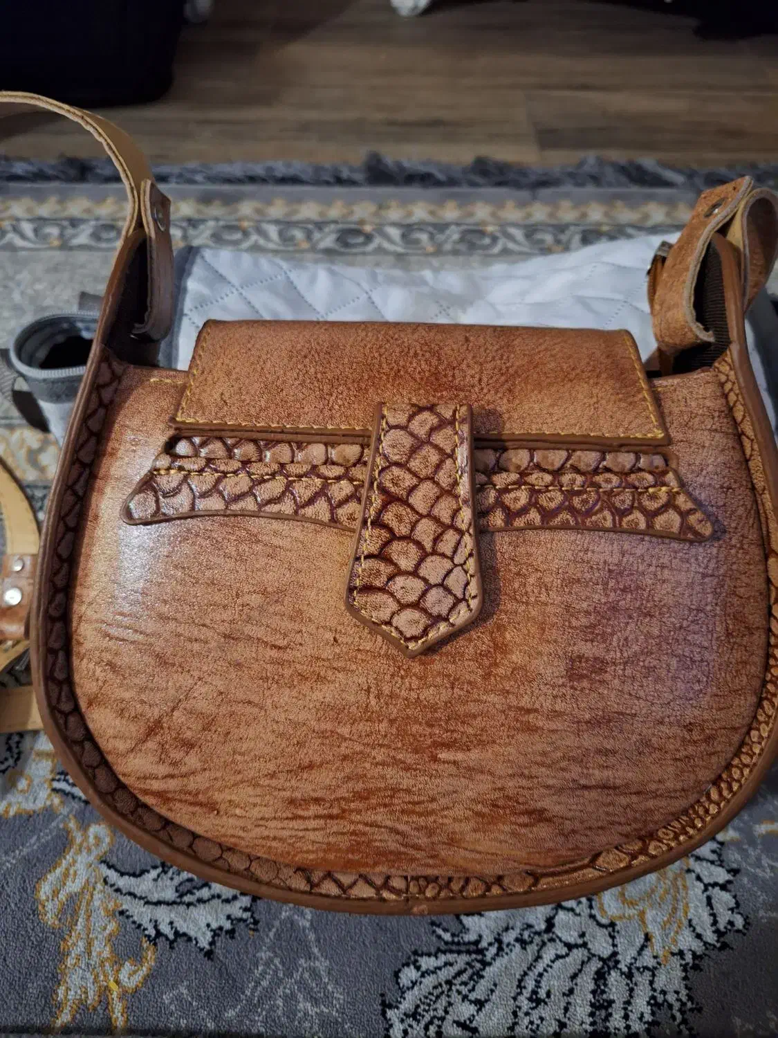 کیف چرم بز. اصلی. دادم دوختن|کیف، کفش، کمربند|کرمانشاه, |دیوار