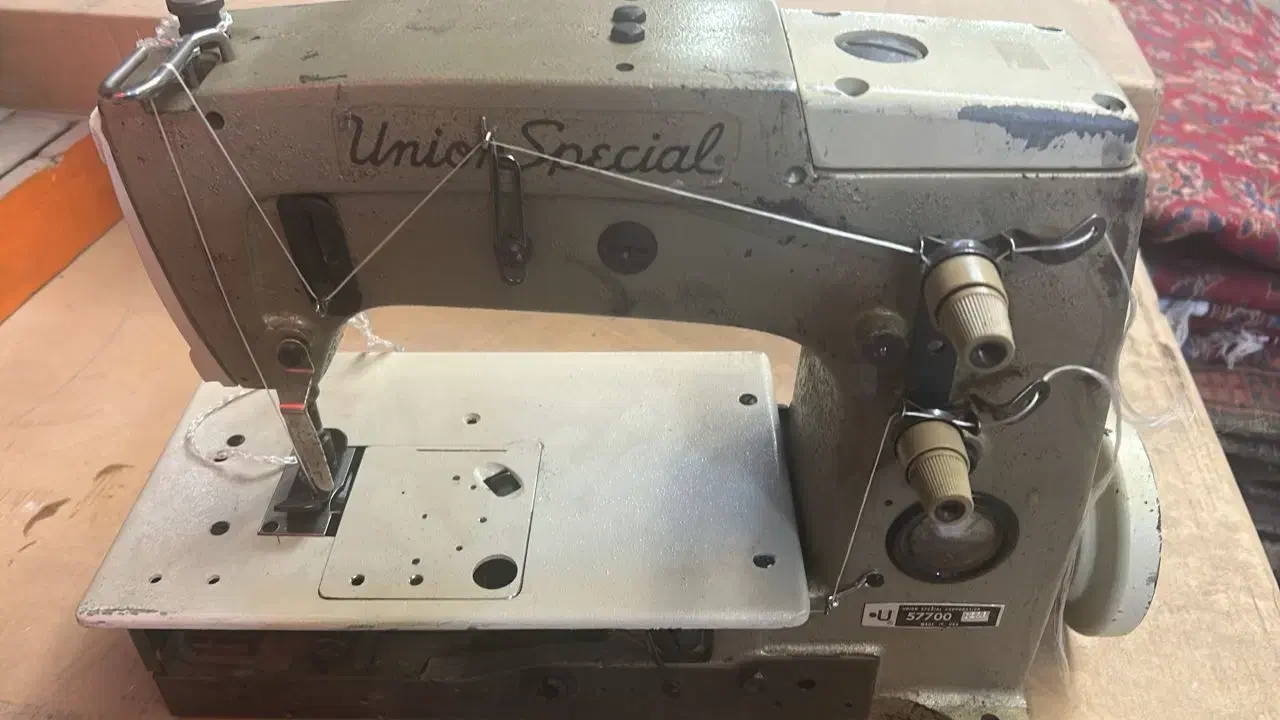 چرخ گونی بافی امریکایی|چرخ خیاطی و ریسندگی|سنقر, |دیوار