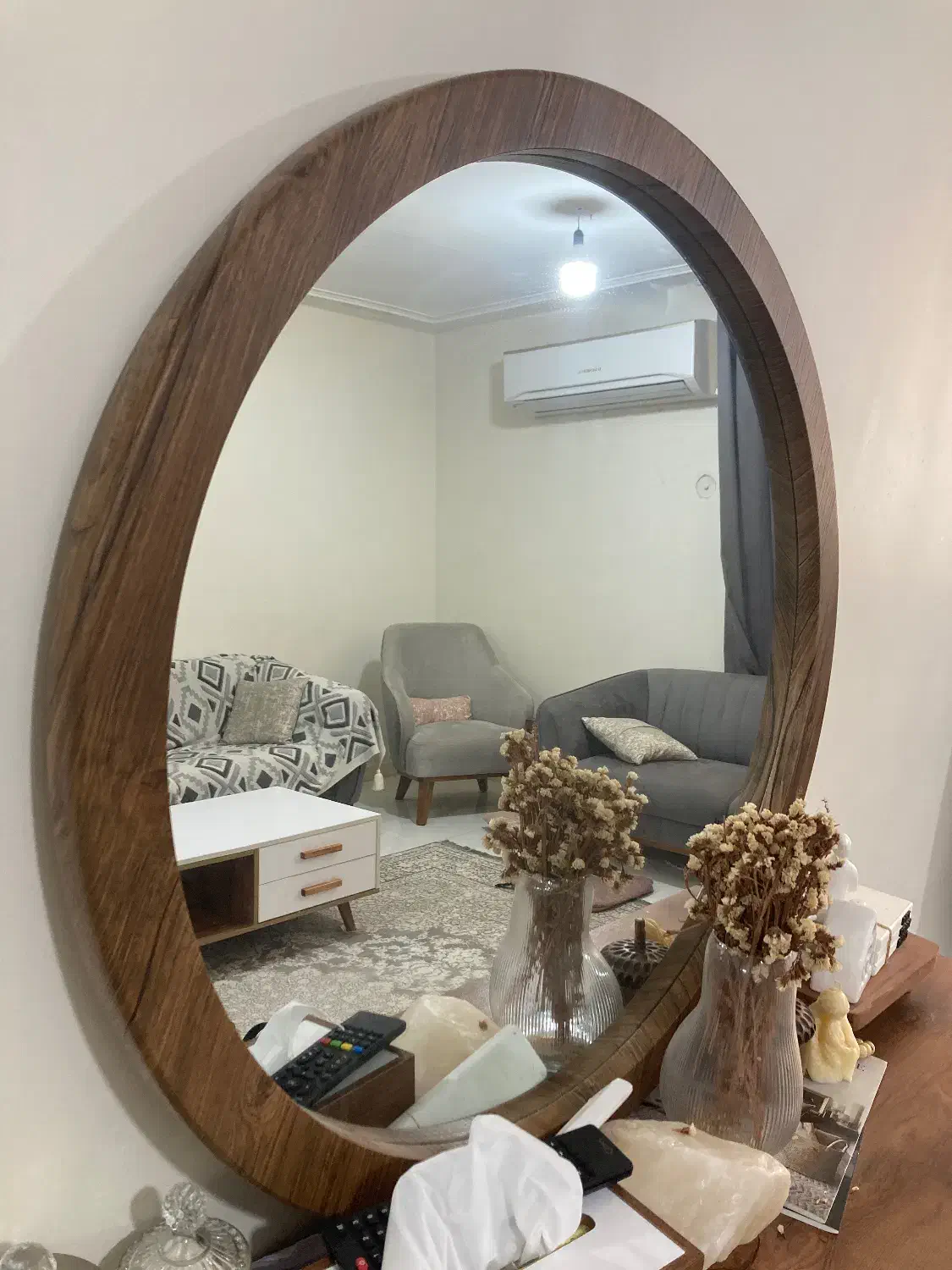 فروش اینه گرد قاب وکیوم|آینه|اهواز, کوروش|دیوار