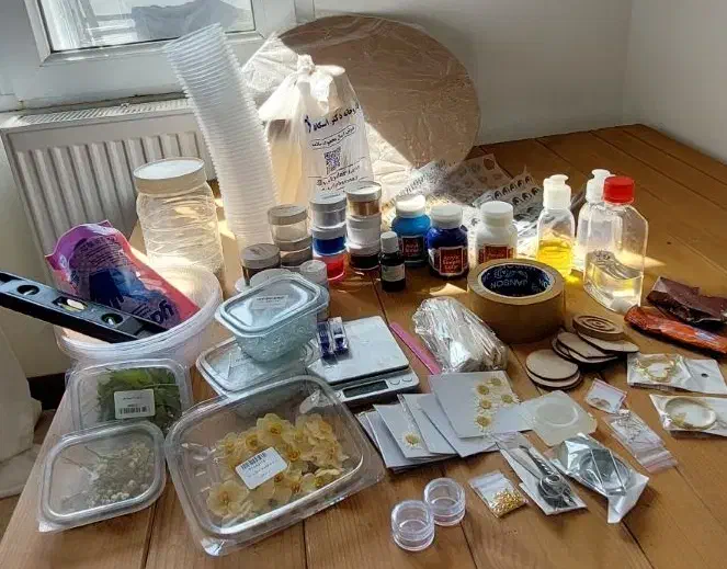 لوازم و وسایل رزین کاری کامل|صنایع دستی و سایر لوازم تزئینی|هشتگرد, فاز ۱ مهستان|دیوار