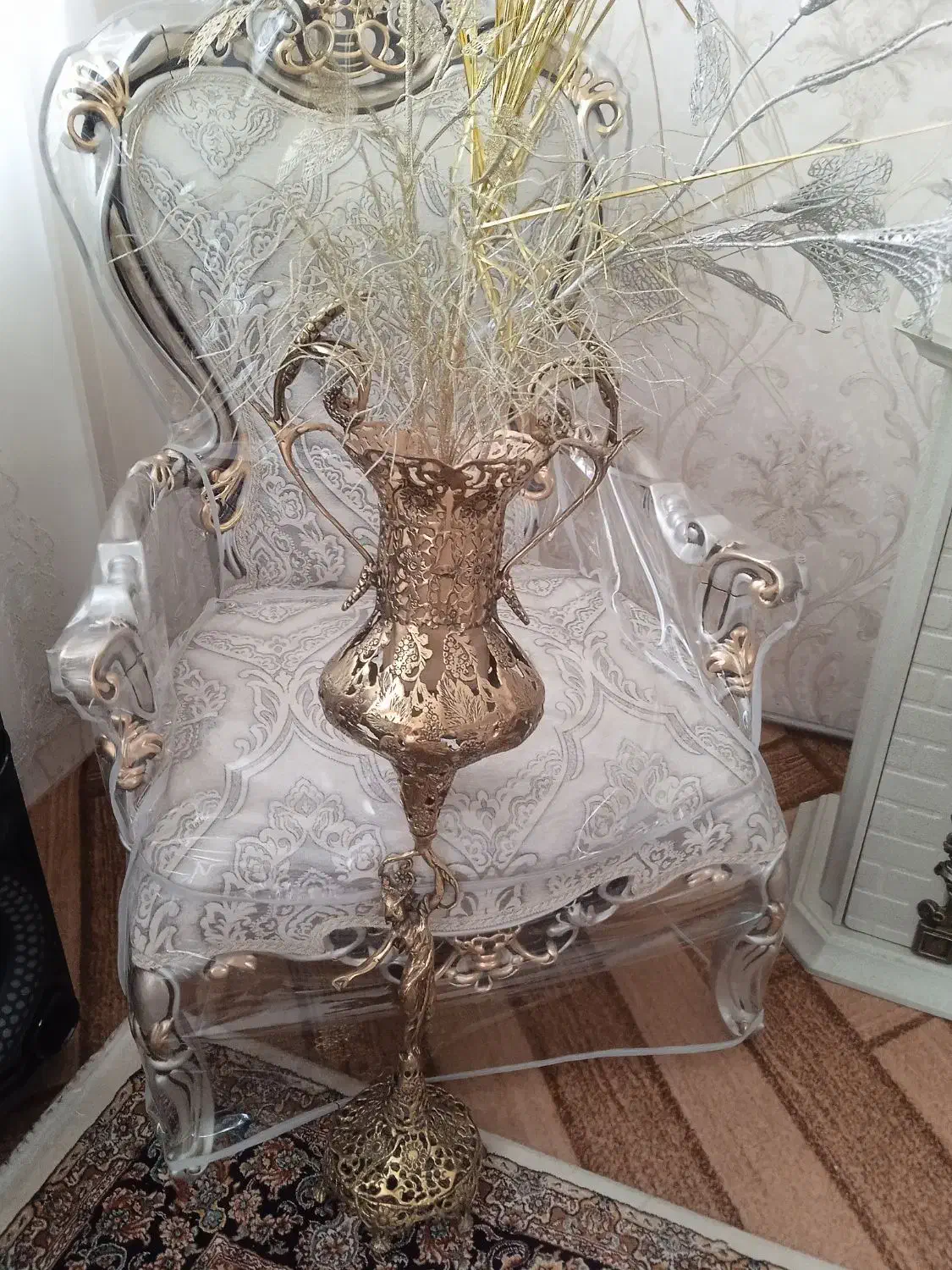 گلدان برنز اصل|مجسمه، تندیس، ماکت|سلماس, |دیوار