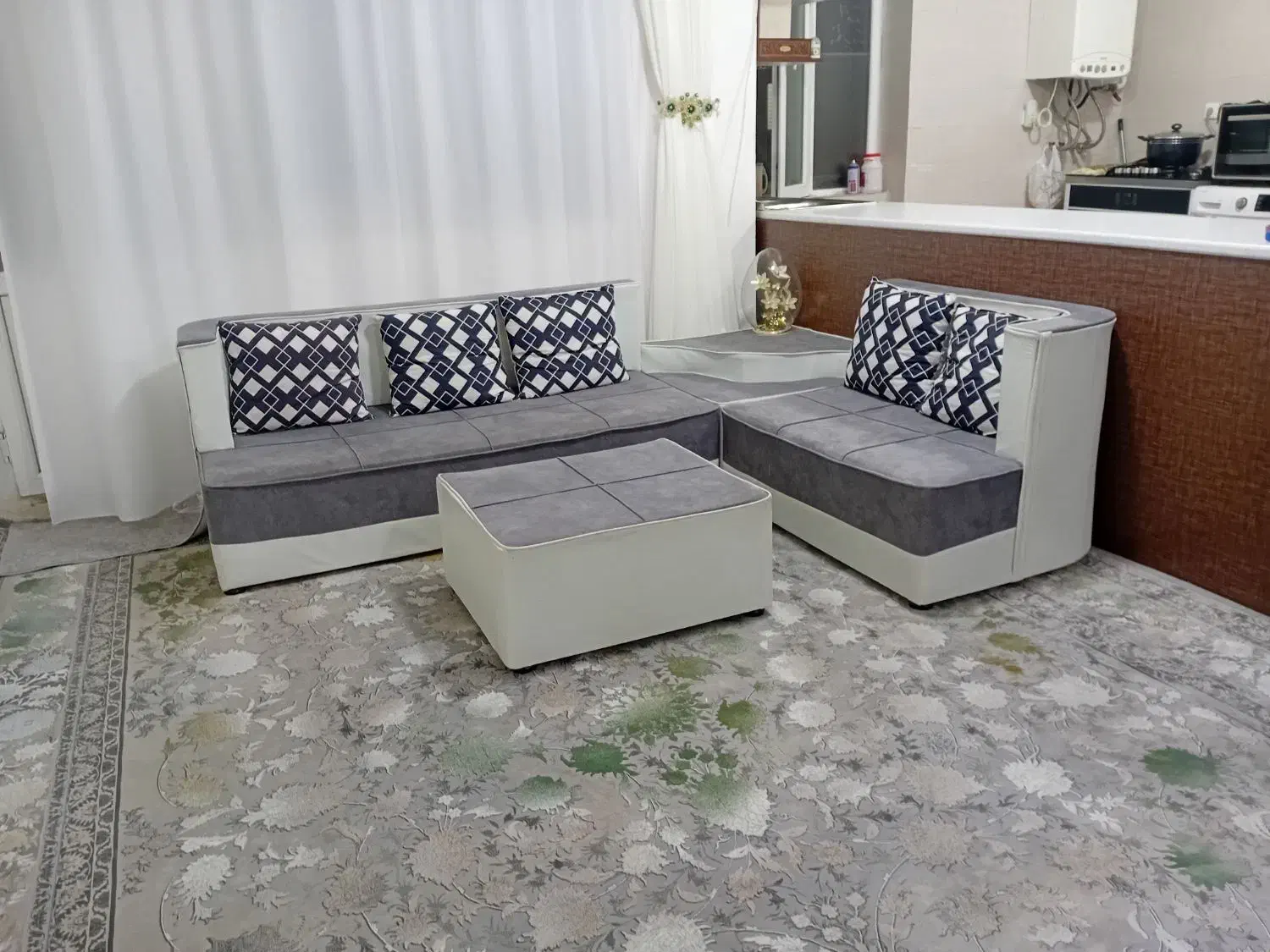 مبل ال ۵ نفره|مبلمان خانگی و میز عسلی|جوانرود, |دیوار