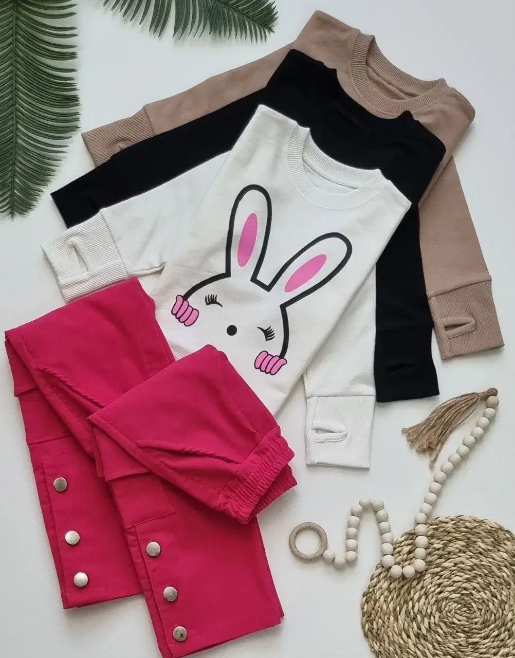 ست کراپ شلوار فینگردار فروشگاه مداستار|کفش و لباس بچه|کرمانشاه, |دیوار