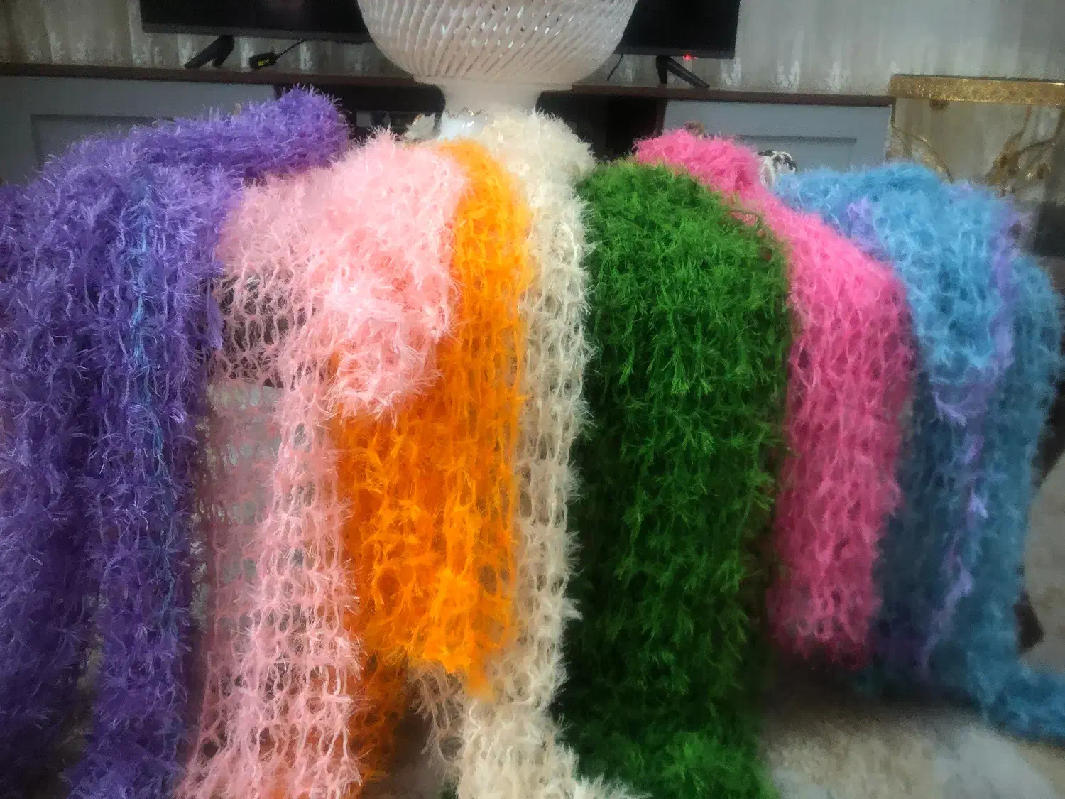 شال دستبافت پاییزه ارزان|لباس|قم, باجک دو|دیوار