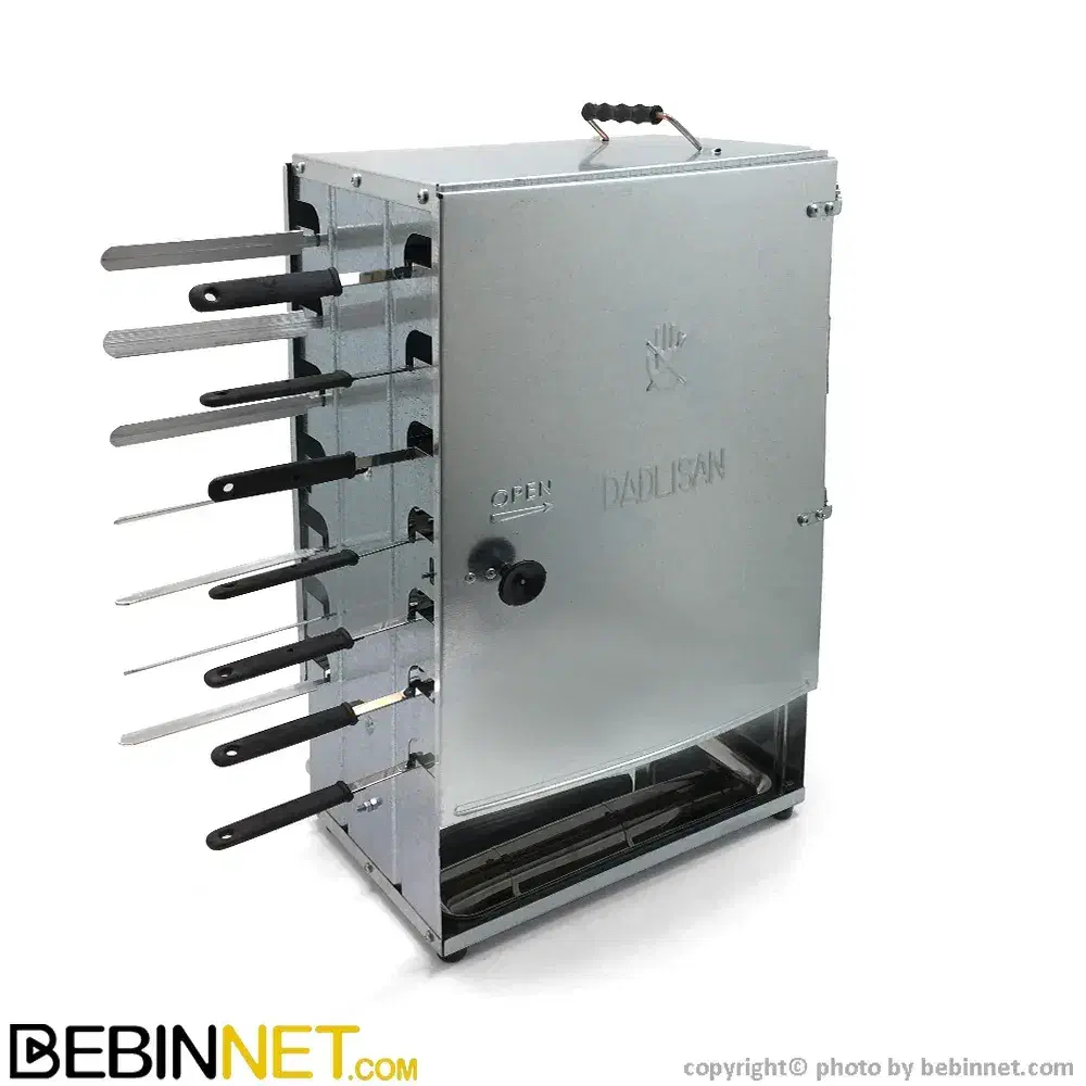 کباب پز ۱۴سیخ دادلیسان گازی سیخ گردان برقی|اجاق گاز و لوازم برقی پختوپز|ایلام, |دیوار