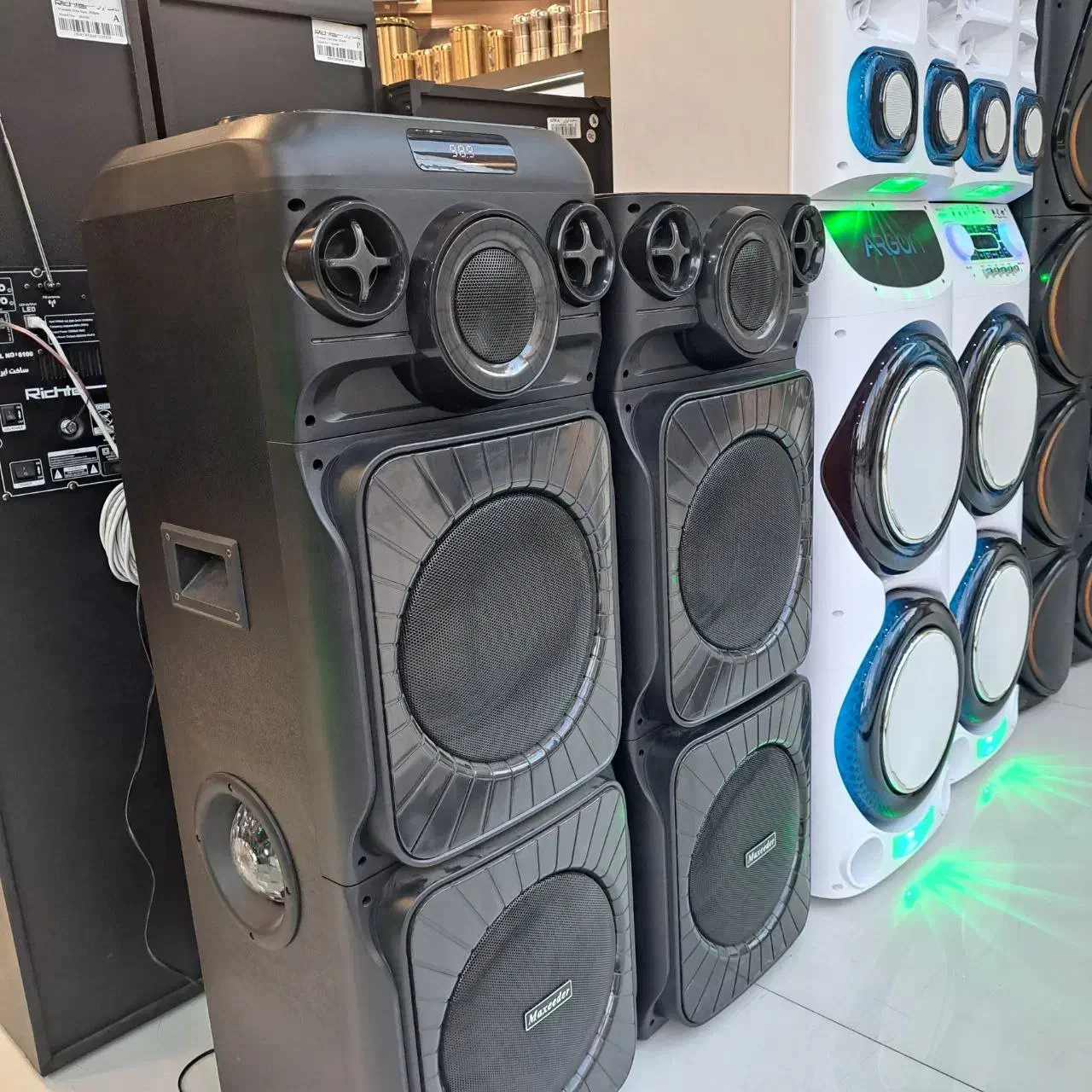 اسپیکر مکسیدر ۲۱۲۲E۱۹ مشکی با کد ملی|سیستم صوتی خانگی|مشهد, جاهد شهر|دیوار