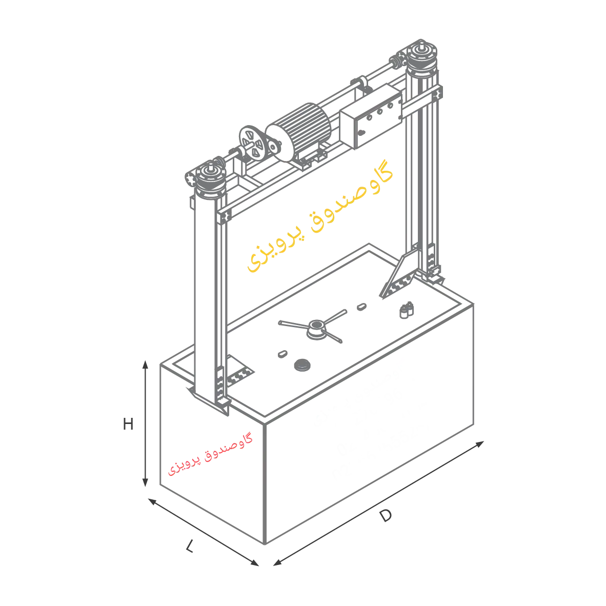گاوصندوق طلافروشی آسانسوری بانکی گاو صندوق|عمده‌فروشی|رشت, چله خانه|دیوار