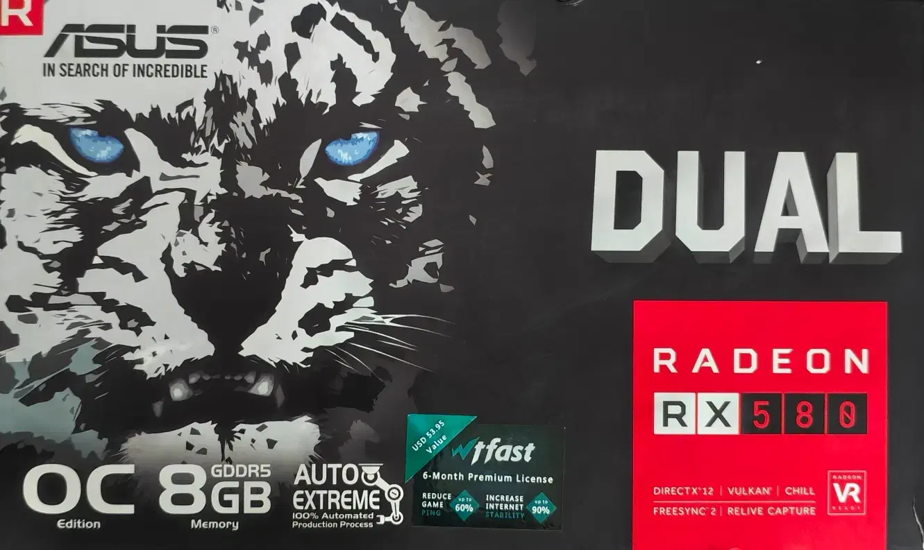 گرافیک ASUS RX580 8G DUAL|قطعات و لوازم جانبی رایانه|اصفهان, کوجان|دیوار